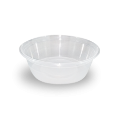 8oz/225ml (119Dx39) Clear Round Plastic Container